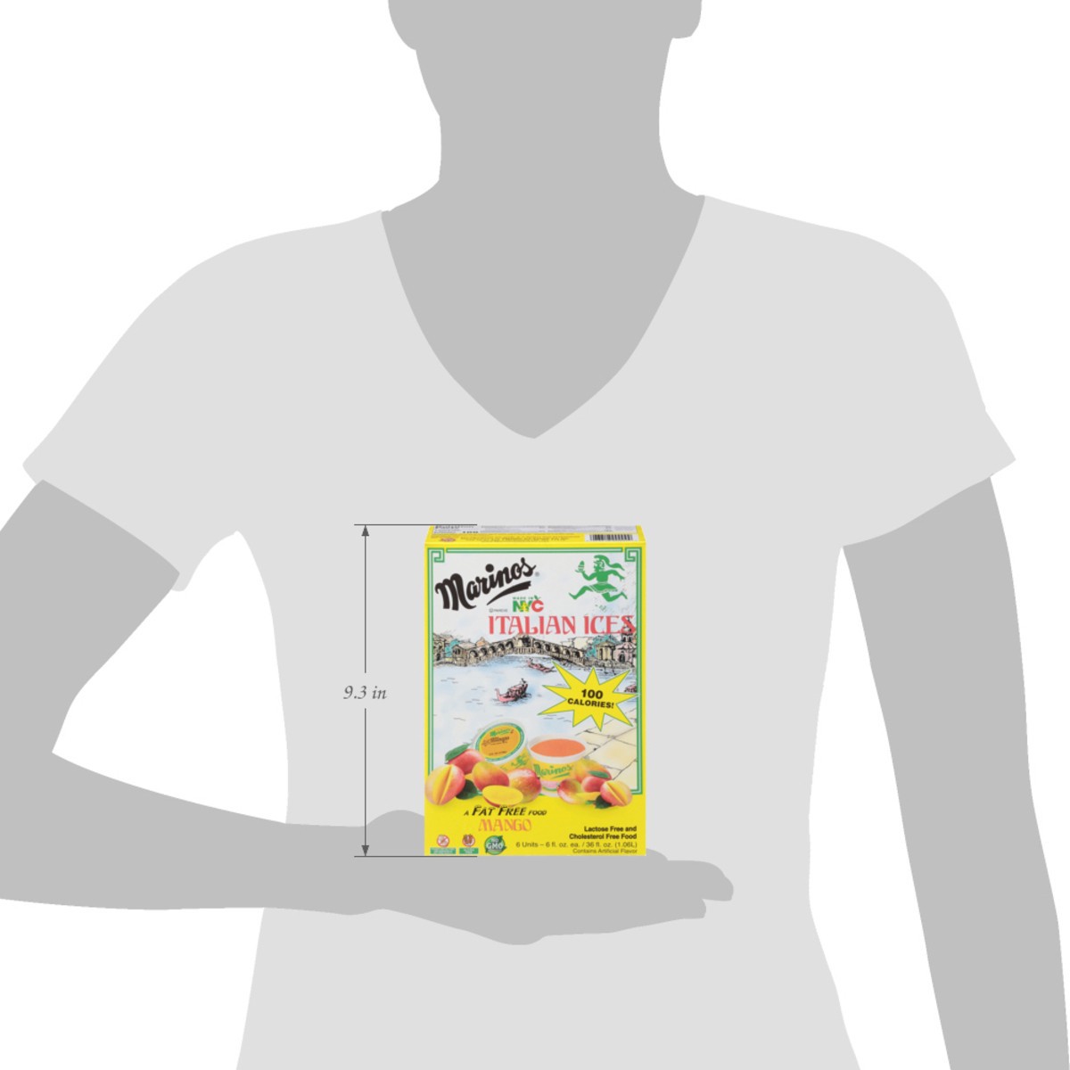slide 13 of 17, Marino's Fat Free Mango Italian Ices 6 - 6 fl oz Units, 6 ct; 6 fl oz