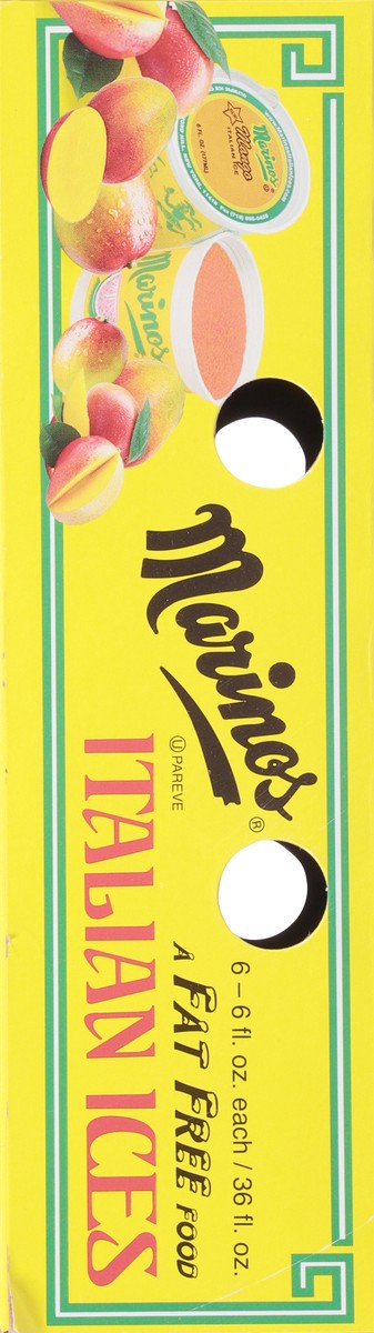 slide 8 of 17, Marino's Fat Free Mango Italian Ices 6 - 6 fl oz Units, 6 ct; 6 fl oz