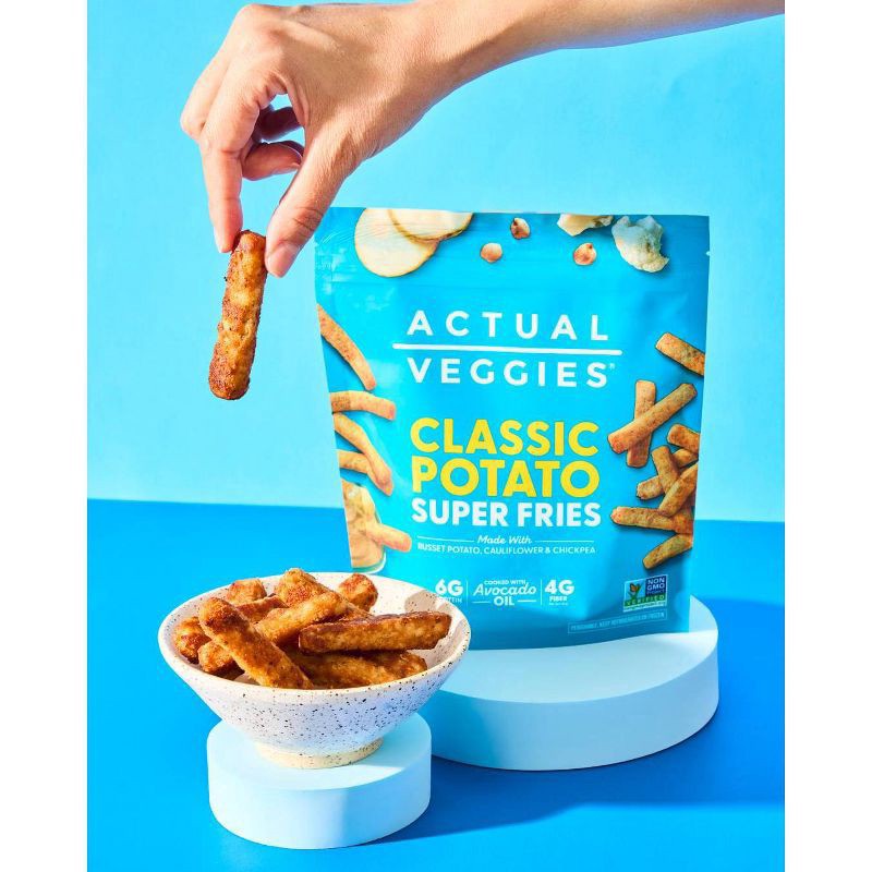 slide 3 of 3, Actual Veggies Classic Super Fries, 14 oz