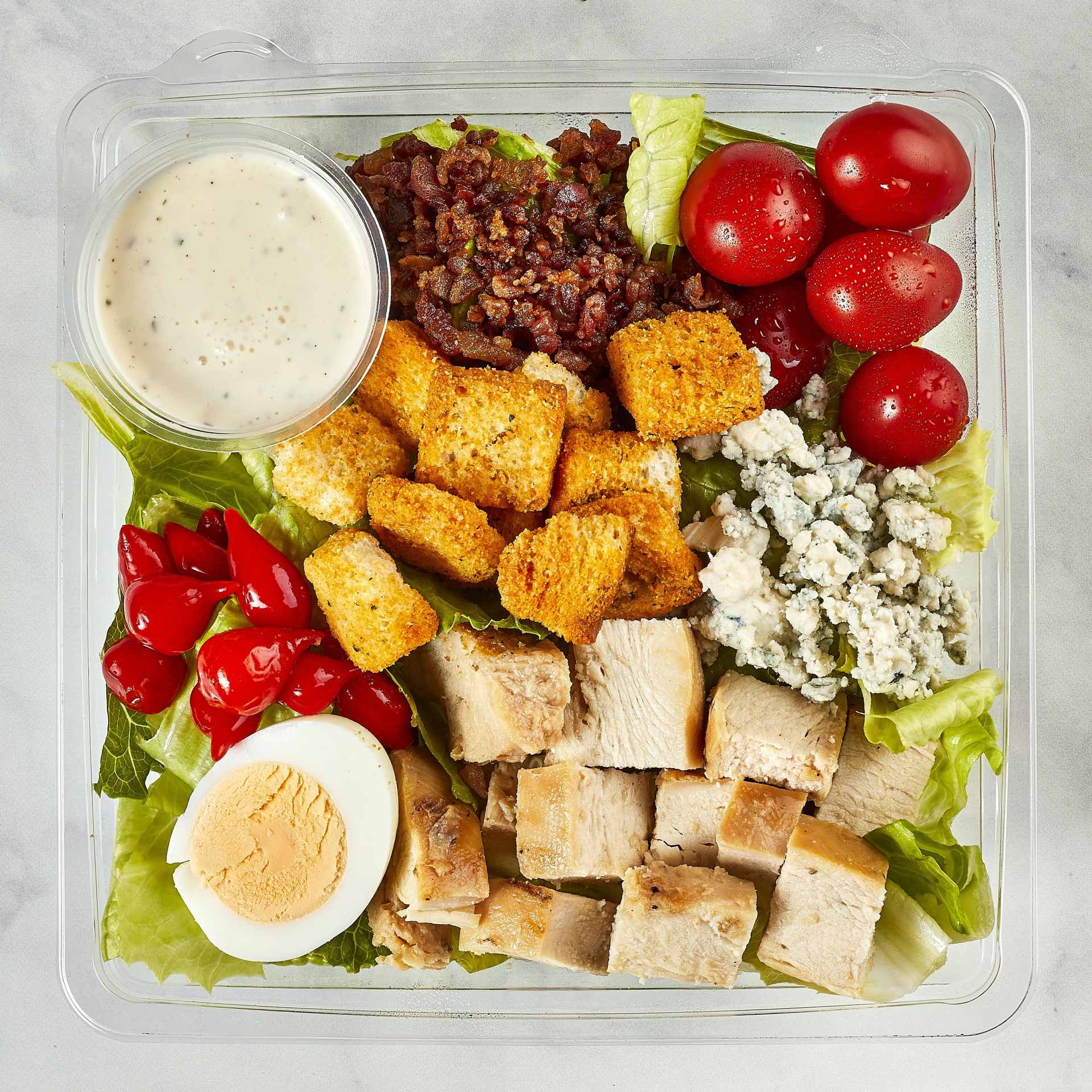 slide 1 of 1, Great To Go Chicken Bacon Cobb Salad, 10.73 oz