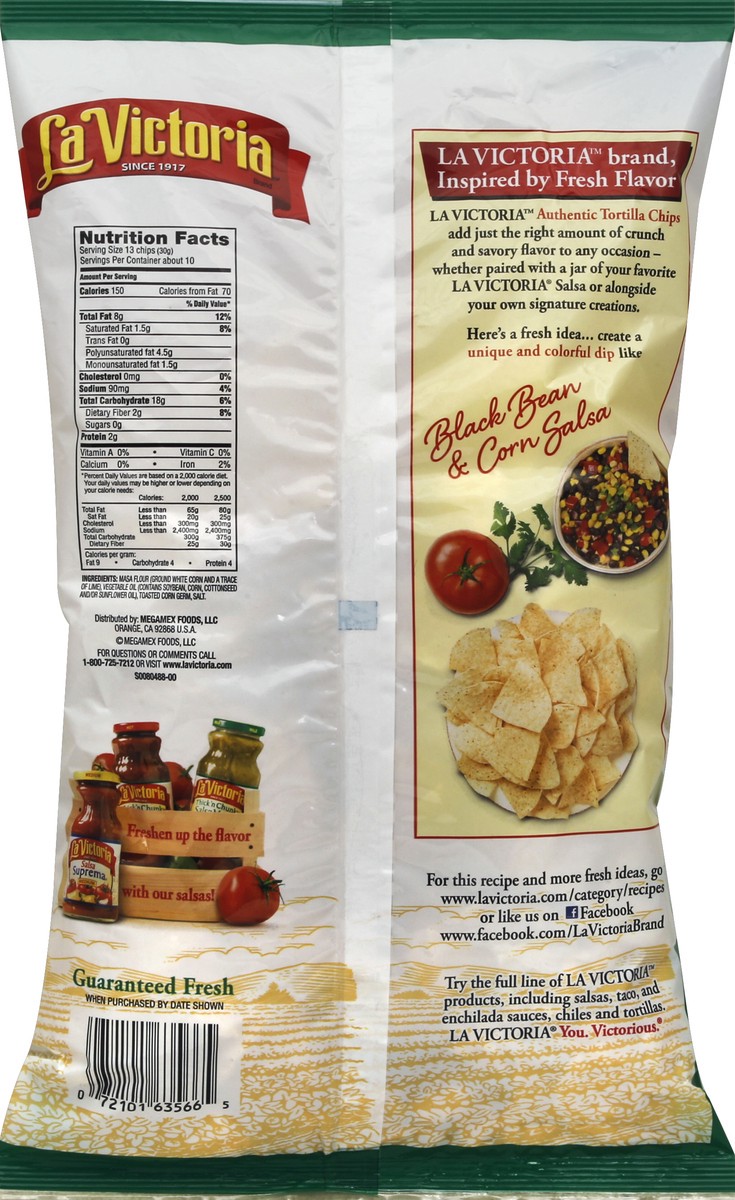 slide 6 of 6, La Victoria Tortilla Chips 11 oz, 11 oz