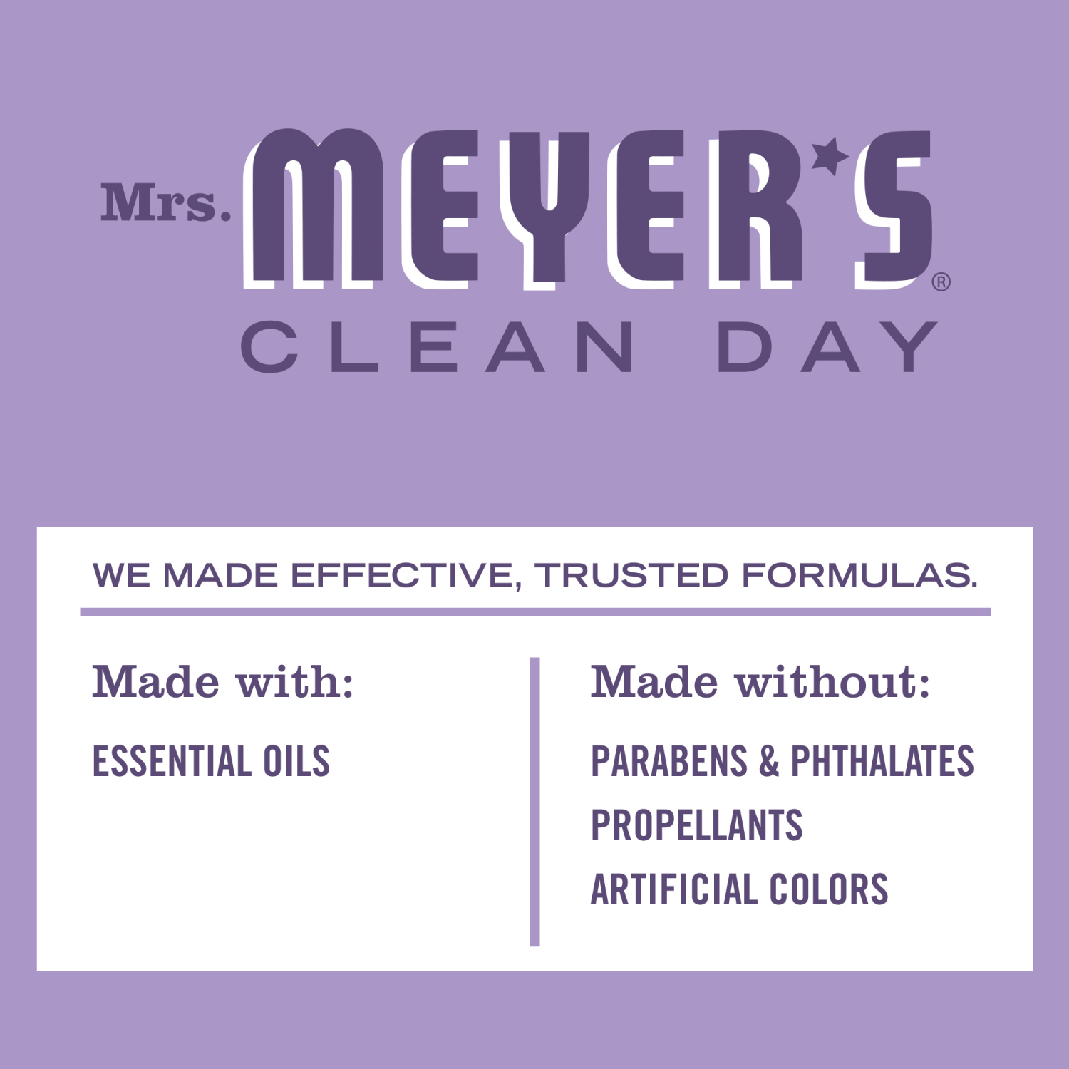 slide 4 of 6, Mrs. Meyer's Clean Day Room Freshener, Lilac Scent, 8 Ounce Non-Aerosol Spray Bottle, 8 oz