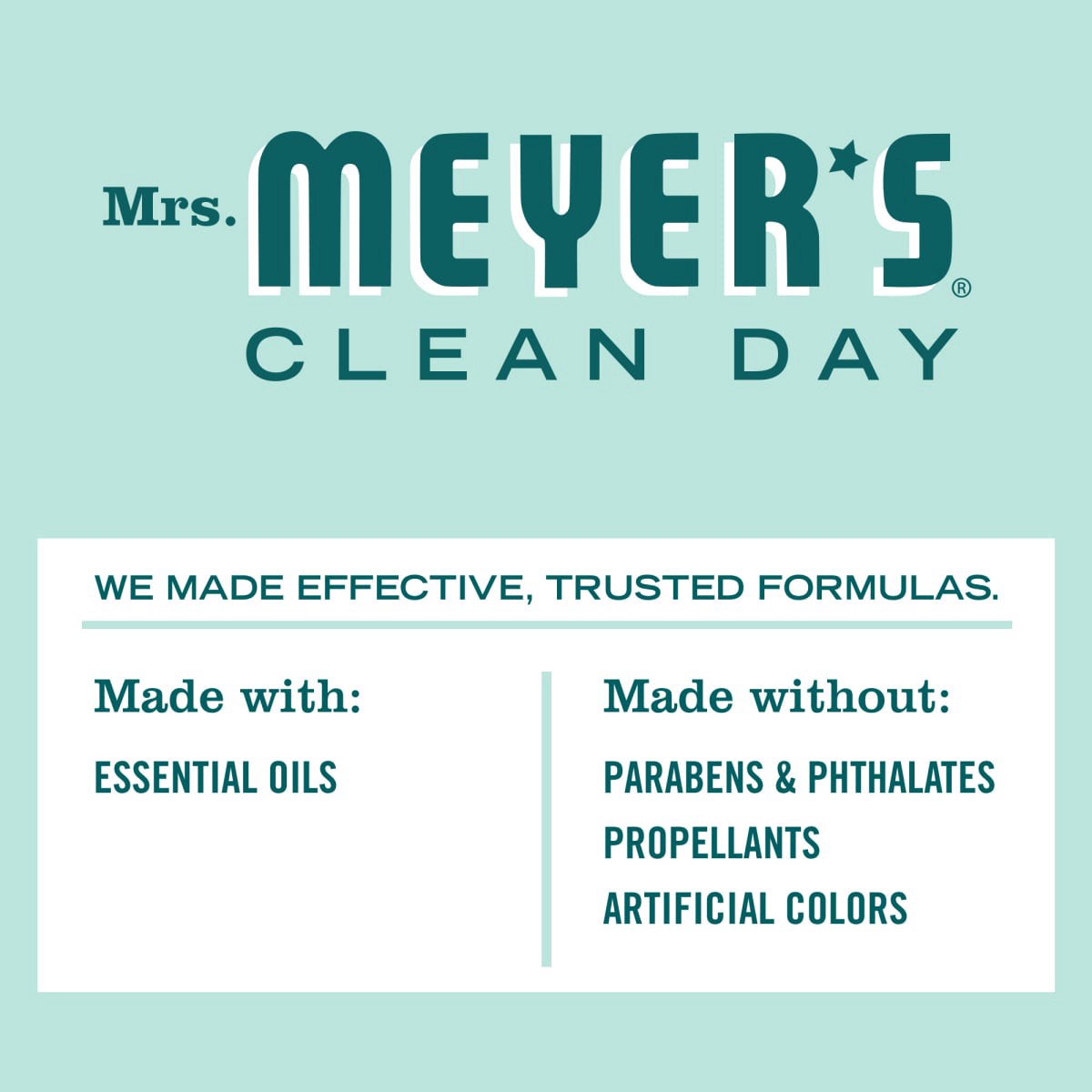 slide 5 of 21, Mrs. Meyer's Clean Day Mint Room Freshener Trigger Spray, 8 fl oz