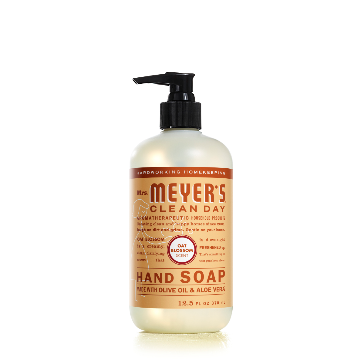 slide 1 of 17, Mrs. Meyer's Clean Day Oat Blossom Scent Hand Soap 12.5 fl oz, 12.5 fl oz