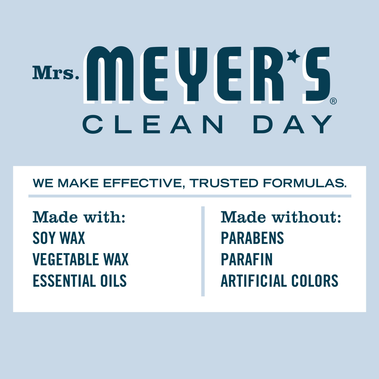 slide 5 of 6, Mrs. Meyer's Clean Day Scented Soy Candle, Large, Limited Edition Snowdrop Scent, 7.2 Ounce Candle, 7.2 oz