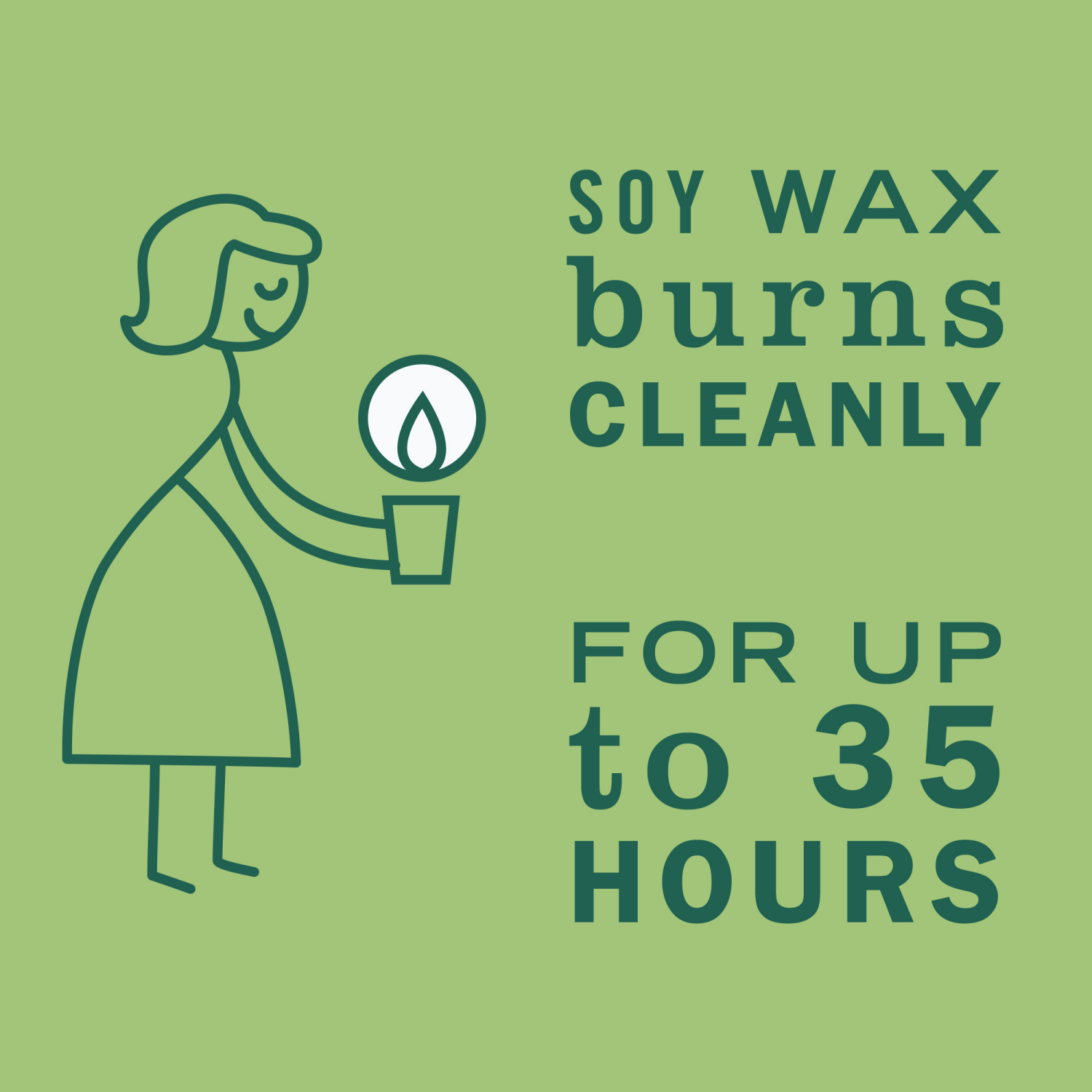 slide 4 of 5, Mrs. Meyer's Clean Day Scented Soy Candle, Large, Iowa Pine Scent, 7.2 Ounce Candle, 7.2 oz