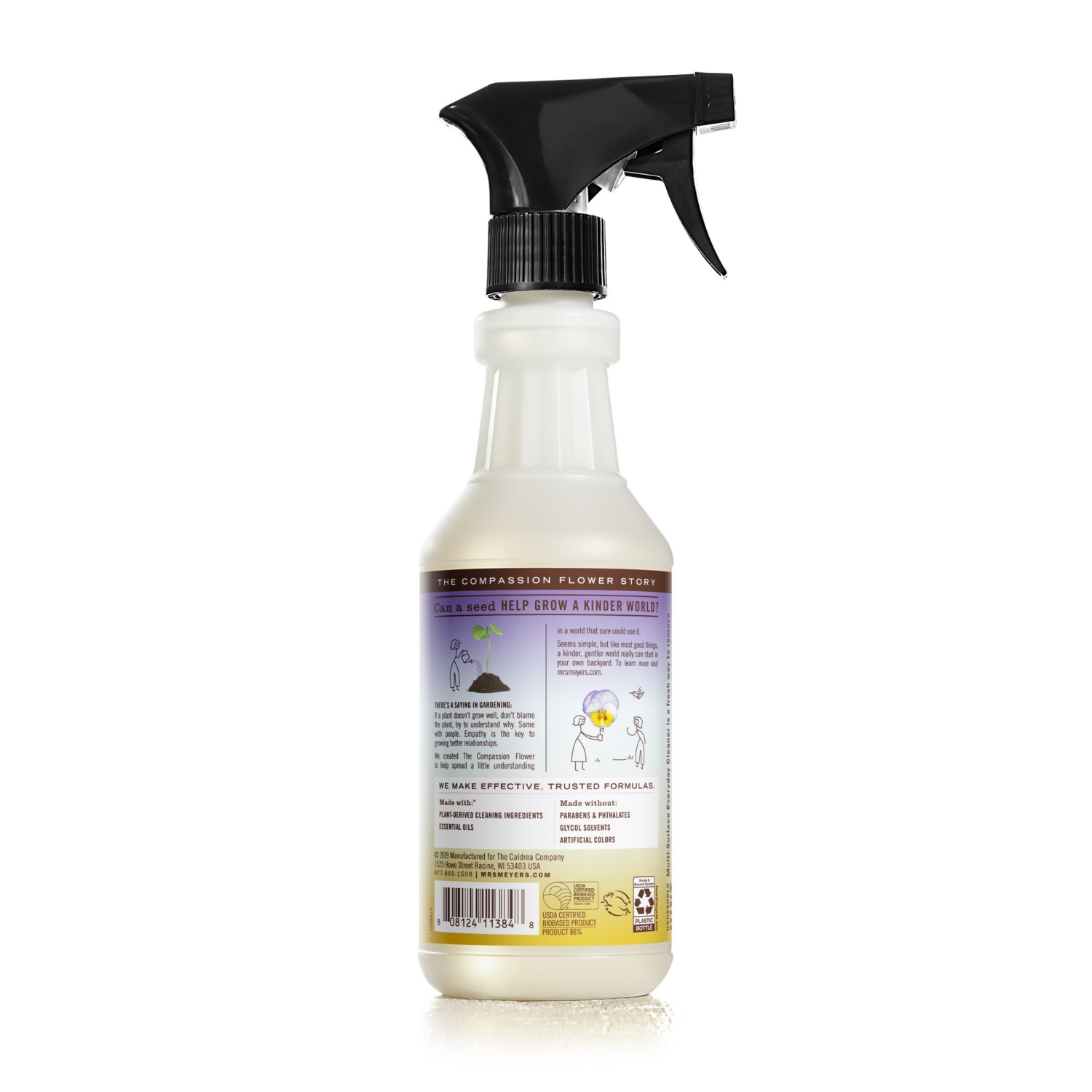 slide 2 of 4, Mrs. Meyer's Multi-Surface Compassion Flower Everyday Cleaner 16 fl oz, 16 fl oz