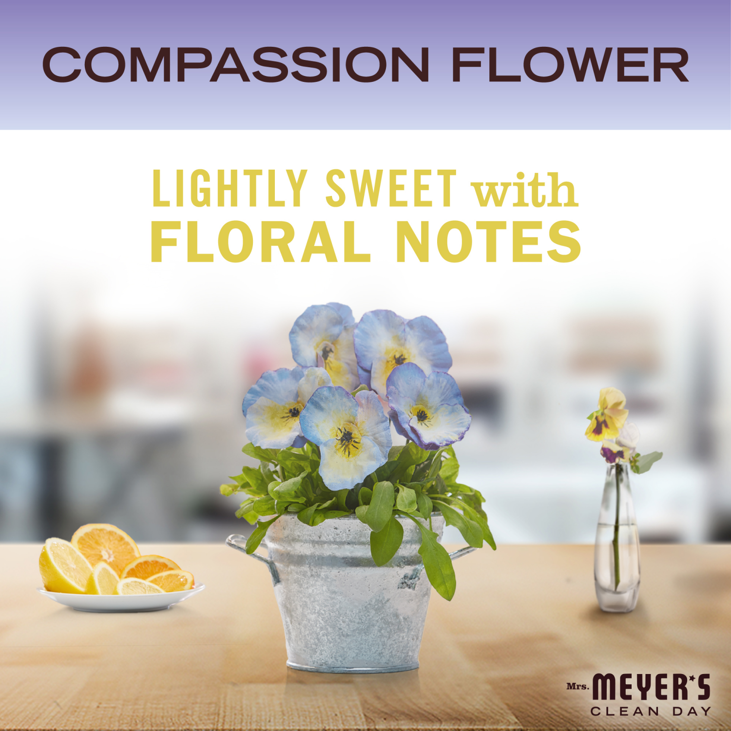 slide 3 of 5, Mrs. Meyer's Clean Day Non-Aerosol Compassion Flower Room Freshener 8 fl oz, 8 fl oz