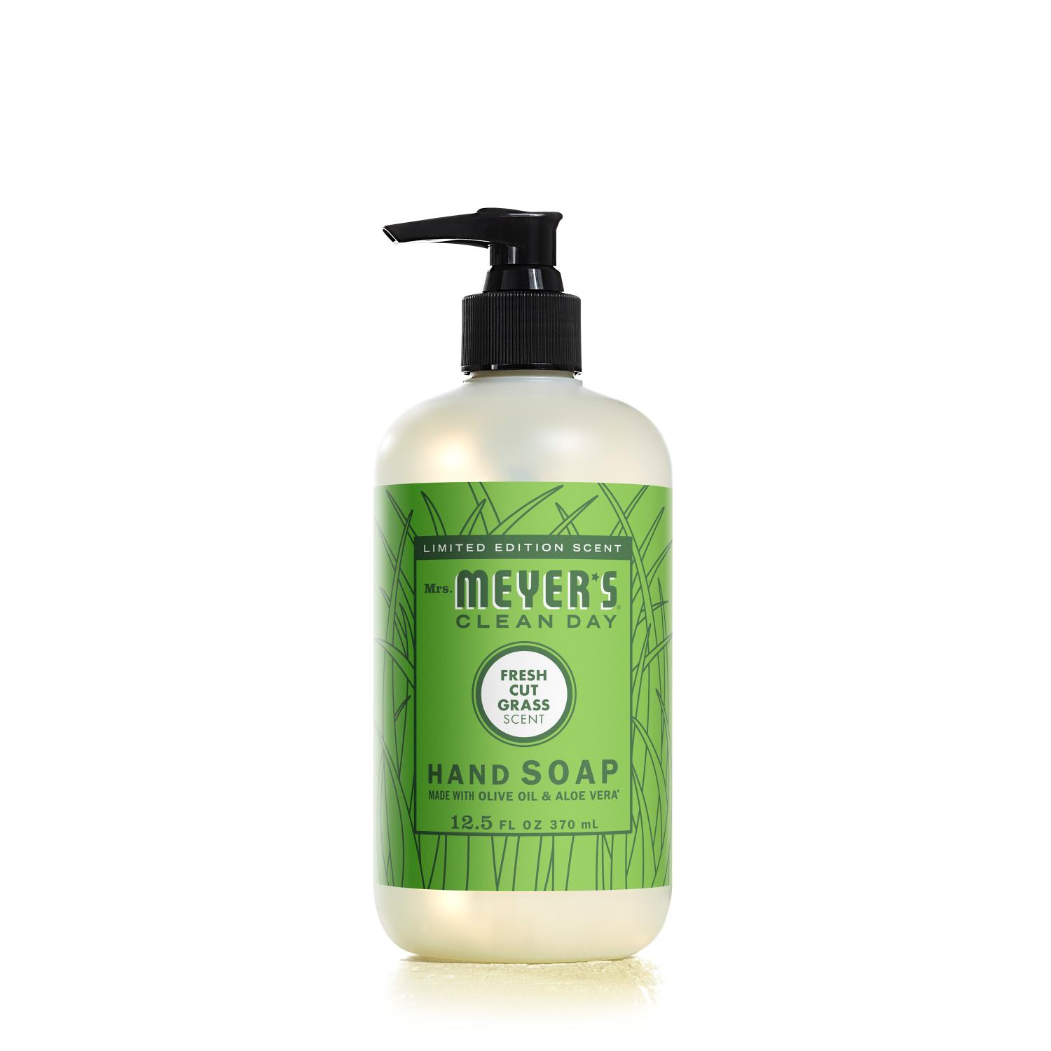 slide 1 of 3, Mrs. Meyer's Clean Day Fresh Cut Grass Hand Soap - 12.5 fl oz, 12.5 fl oz