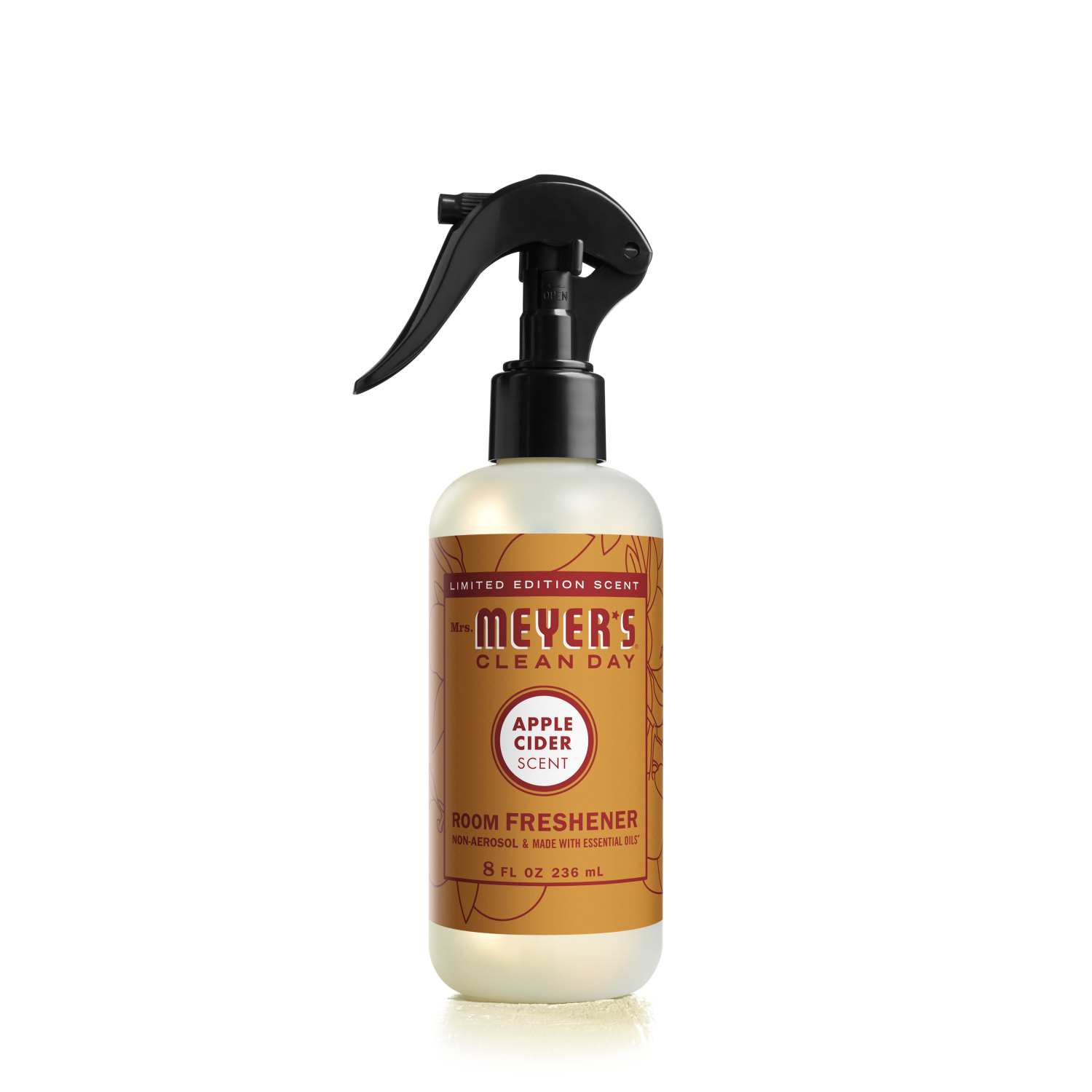 slide 1 of 4, Mrs. Meyer's Mrs. Meyer''s Clean Day Room Freshener, Apple Cider Scent, 8 Ounce Non-Aerosol Spray Bottle, 8 fl oz
