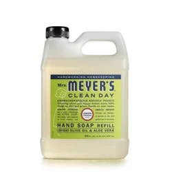 Mrs. Meyer's Clean Day Liquid Hand Soap Refill, Lemon Verbena Scent, 33 Ounce Bottle