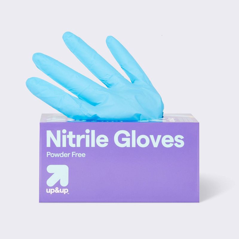 slide 3 of 3, Nitrile Exam Gloves - 50ct - up&up™, 50 ct
