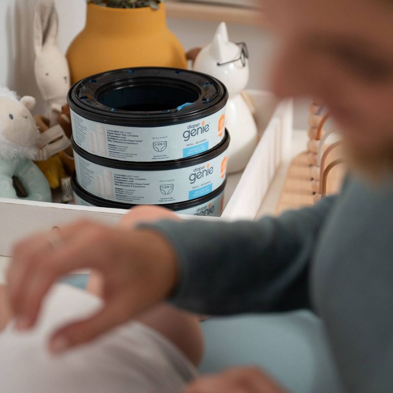 slide 2 of 8, Diaper Genie Diaper Disposal Pail System Refill - 3pk, 3 ct