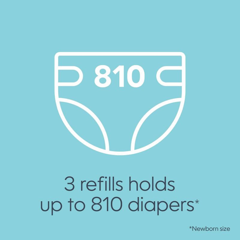 slide 6 of 8, Diaper Genie Diaper Disposal Pail System Refill - 3pk, 3 ct