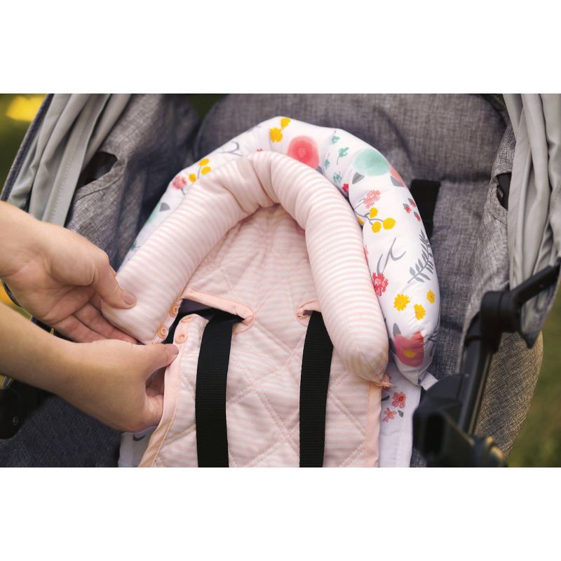 slide 3 of 9, Go by Goldbug Duo Head Support - Floral, 1 ct