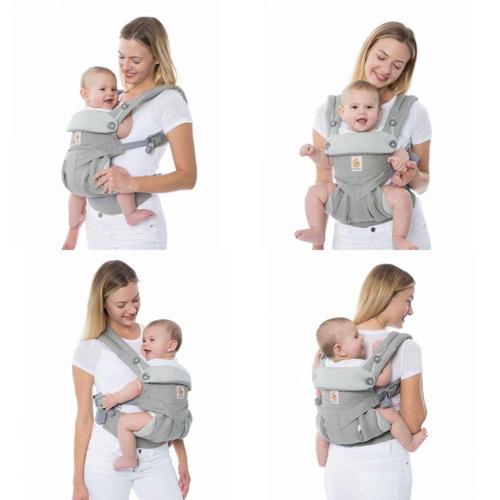 slide 7 of 7, Ergobaby 360 Soft Structured Baby Carrier with Lumbar Support - For babies 12-45 lbs, 1 ct