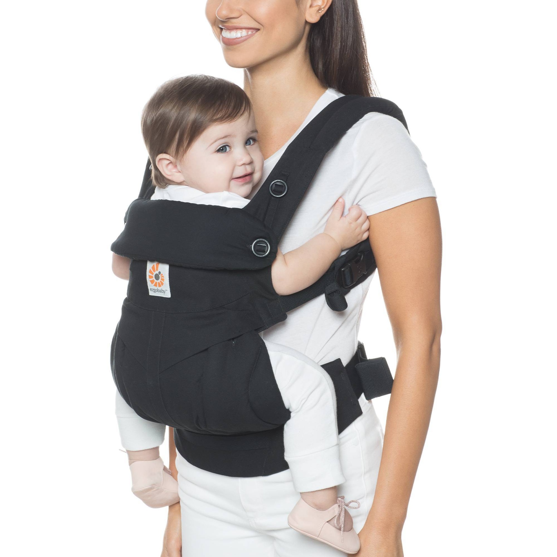 slide 1 of 7, Ergobaby 360 Soft Structured Baby Carrier with Lumbar Support - For babies 12-45 lbs, 1 ct