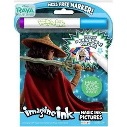 Disney Raya and The Last Dragon Imagine Ink Book