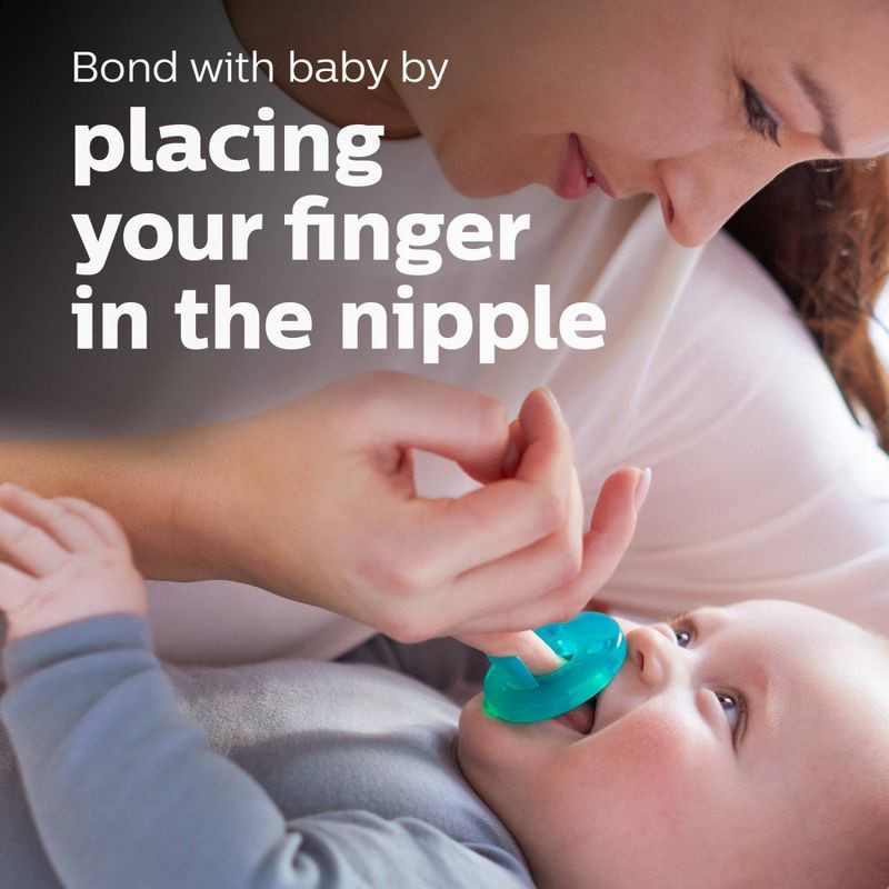 slide 8 of 9, Philips Avent 2pk Soothie Pacifier 3m+ - Blue, 2 ct