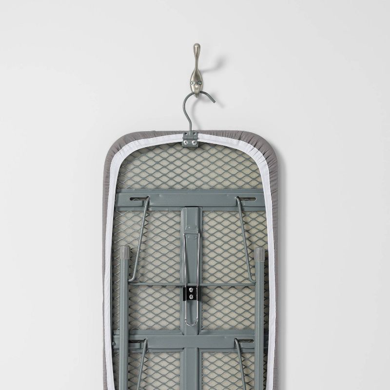 slide 4 of 4, Table Top Ironing Board Gray - Room Essentials™: Portable Small Steel Countertop, 30" x 12" Solid Pattern, 1 ct