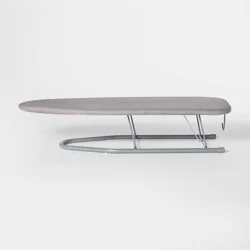 Table Top Ironing Board Gray - Room Essentials™: Portable Small Steel Countertop, 30" x 12" Solid Pattern