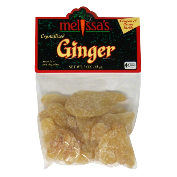 slide 1 of 1, Melissa's Crystallized Ginger Melissa's, 3 oz