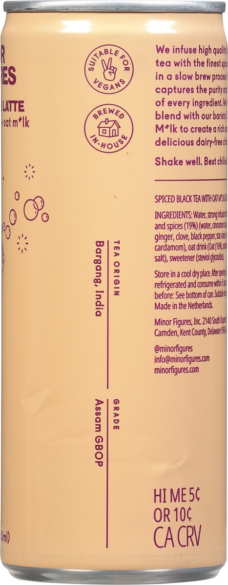 slide 7 of 9, Minor Figures Oat Chai Latte - 8.45 fl oz, 1 ct