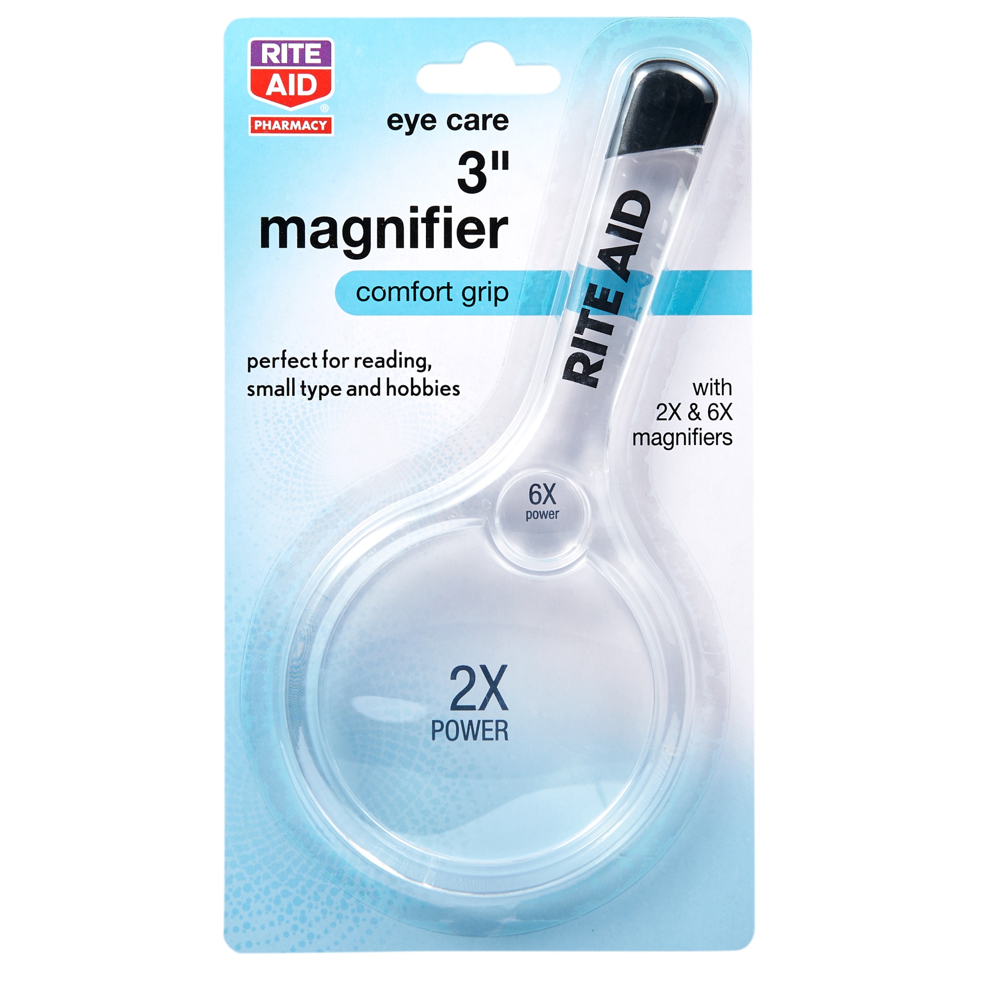 slide 1 of 2, Rite Aid Pharmacy Round Magnifier, 3 inch, 1 ct