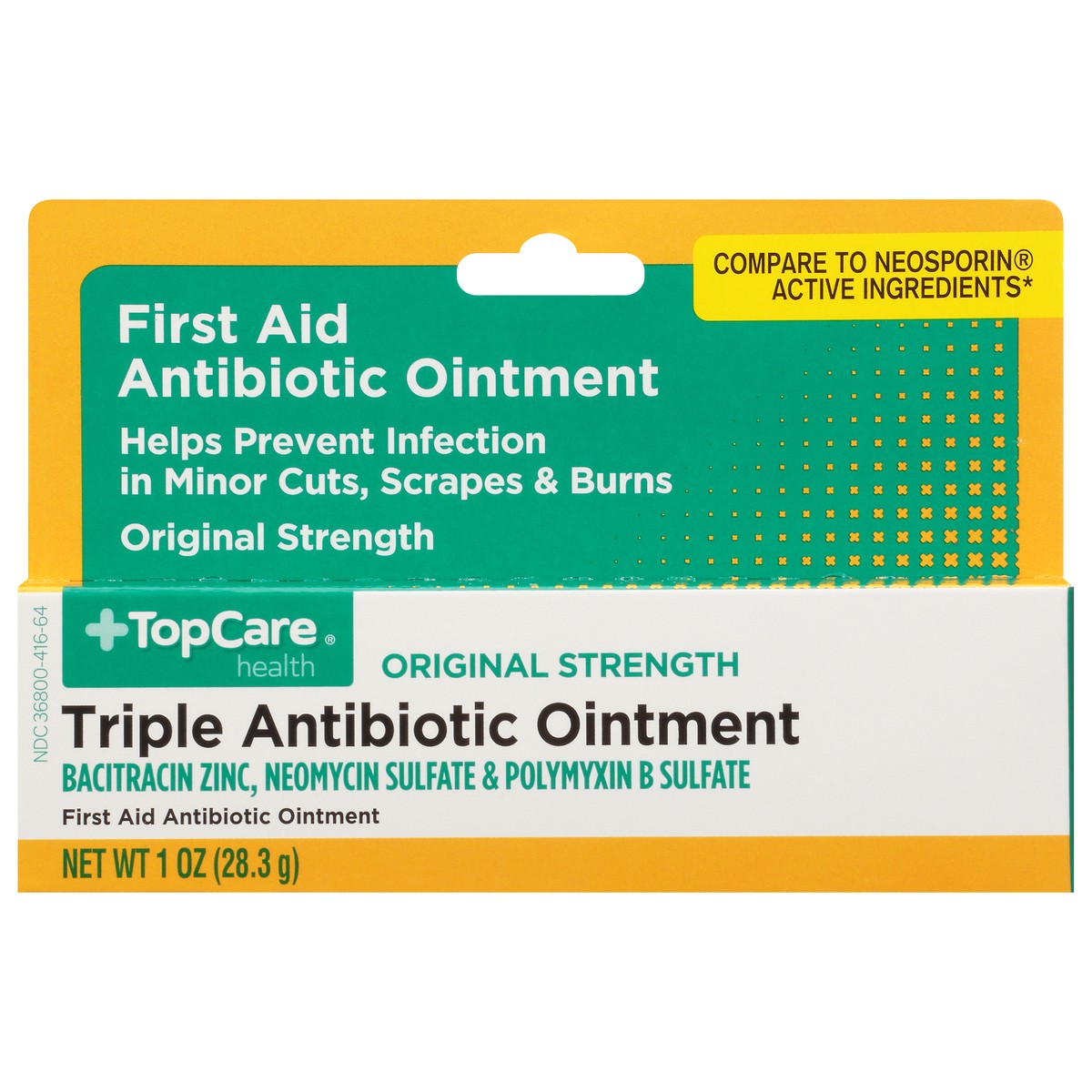 slide 16 of 16, TopCare Triple Antibiotic Ointment, 1 oz