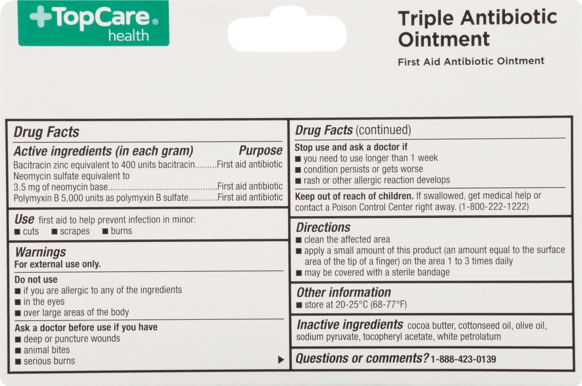 slide 7 of 16, TopCare Triple Antibiotic Ointment, 1 oz