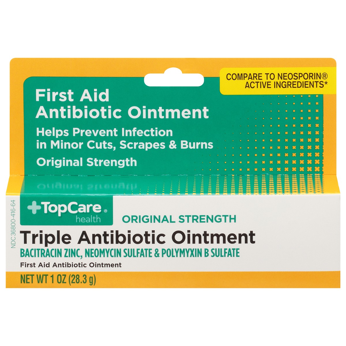 slide 1 of 16, TopCare Triple Antibiotic Ointment, 1 oz