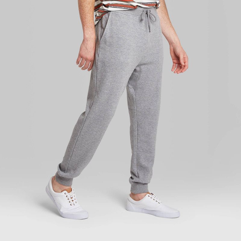 slide 2 of 3, Men's Knit Joggers - Original Use™ Light Gray L, 1 ct