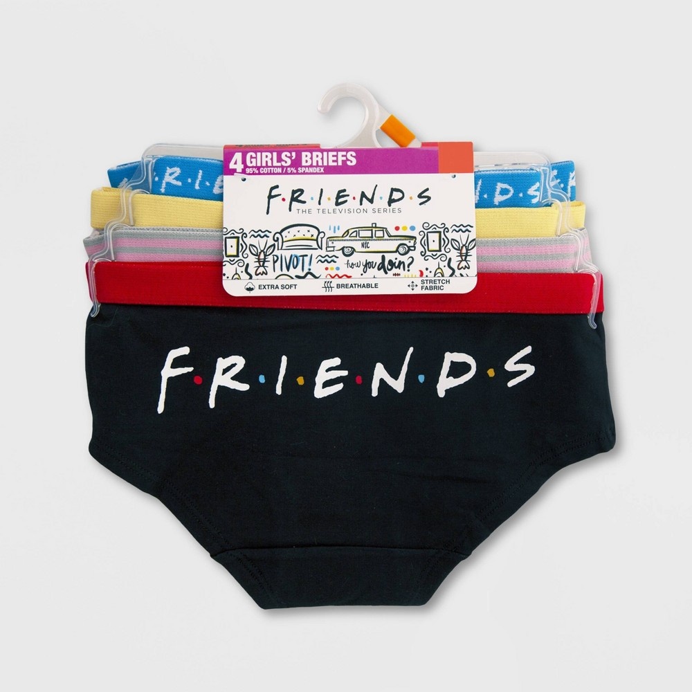 Warner Bros. Girls' Friends 4pk Underwear - 8 4 ct