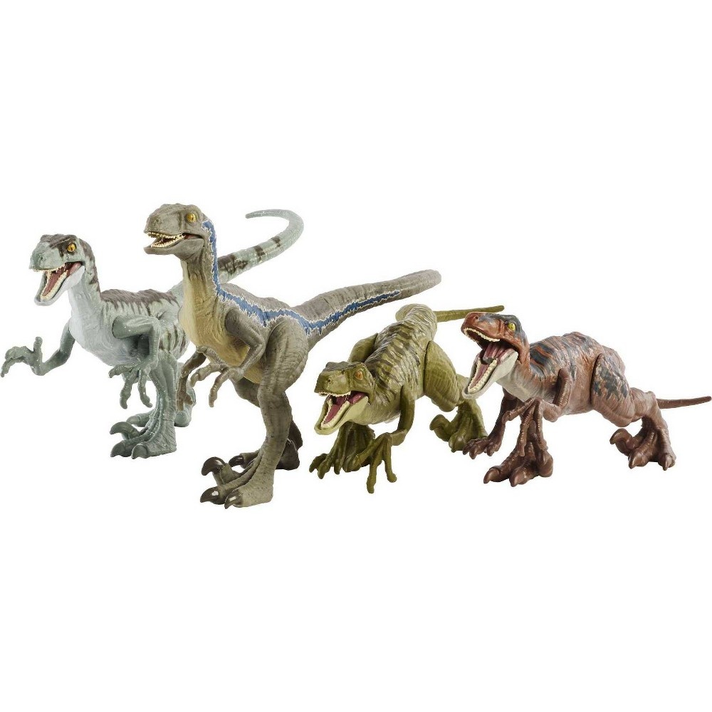 slide 5 of 6, Jurassic World Camp Cretaceous Raptor Squad (Target Exclusive), 4 ct
