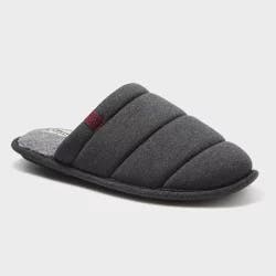 Men's dluxe by dearfoams Brock Scuff Slippers - Charcoal Heather L
