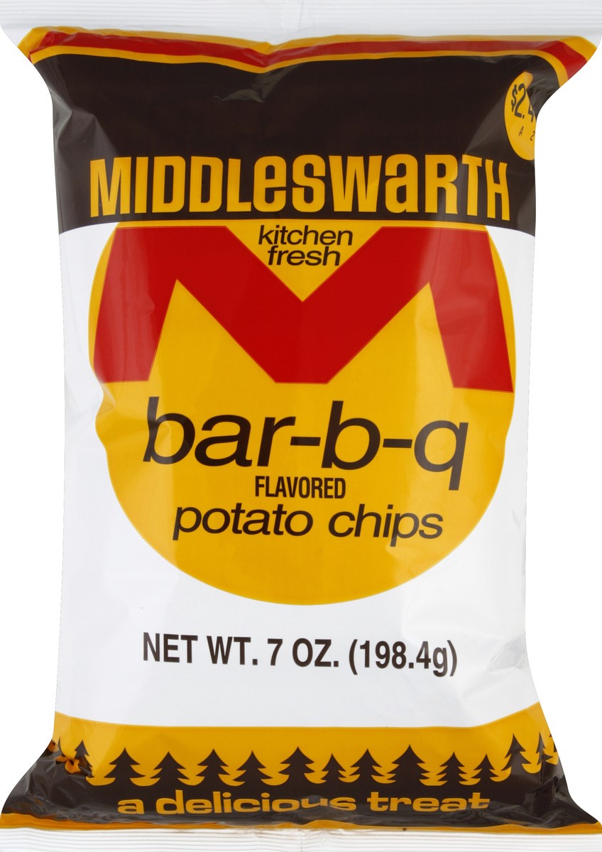 slide 3 of 5, Middleswarth Kitchen Fresh Barbeque Flavored Potato Chips, 6.5 oz