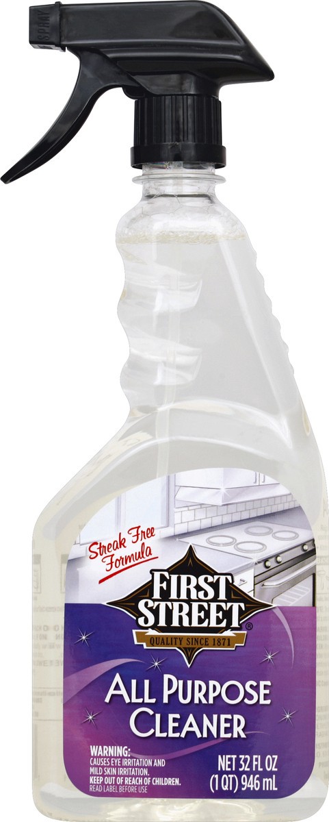 slide 3 of 6, First Street All Purpose Cleaner, 32 oz