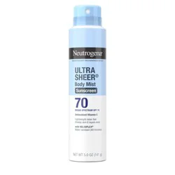 Neutrogena Ultra Sheer Sunscreen Spray, SPF 70, 5oz