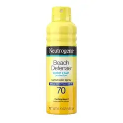 Neutrogena Beach Defense Sunscreen Spray, SPF 70, 6.5oz