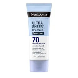 Neutrogena Ultra Sheer Dry Touch Sunscreen Lotion, SPF 70 - 3 fl oz