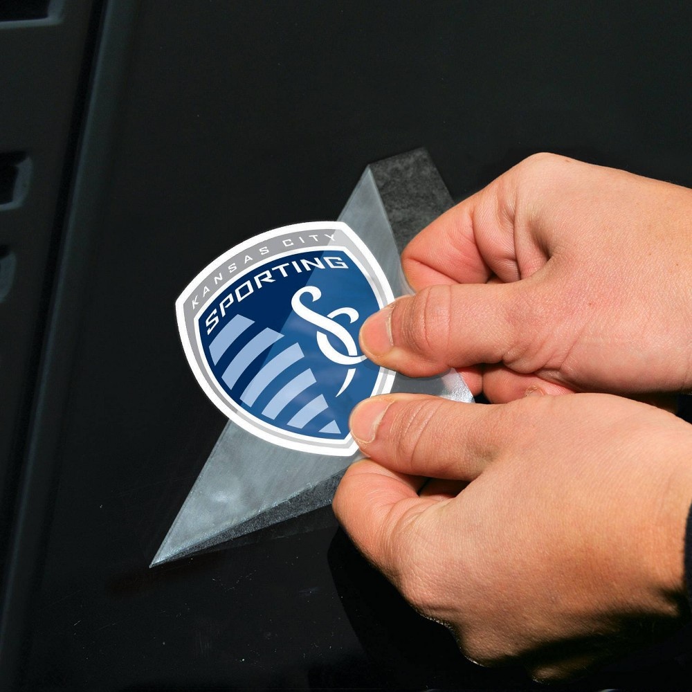 slide 2 of 3, MLS Sporting Kansas City Decal, 2 ct