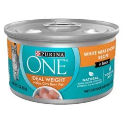 Purina ONE Ideal Weight Chicken Wet Cat Food - 3oz