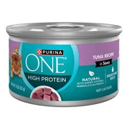 Purina ONE in Tuna and Fish Flavor Wet Cat Food - 3oz