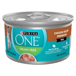 Purina ONE Grain-Free Chicken Wet Cat Food - 3oz