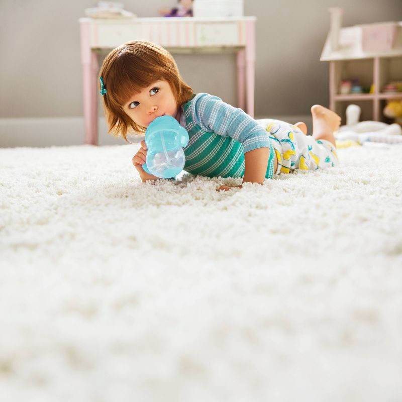 slide 2 of 6, Munchkin Any Angle Click Lock Weighted 2pk Straw Trainer Cup - 7oz - Blue/Green, 2 ct; 7 oz