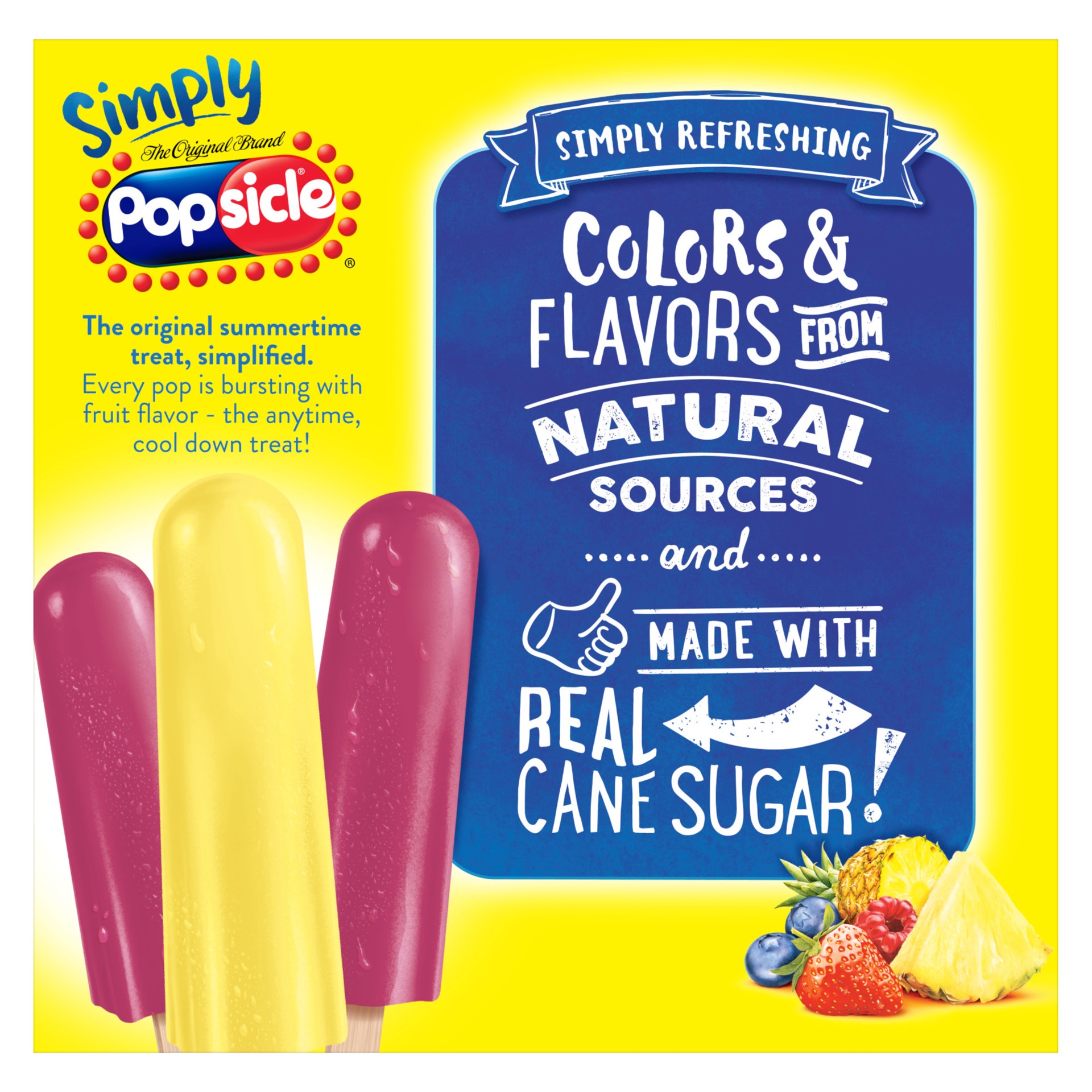 slide 4 of 4, Popsicle Ice Pops Berry Pineapple, 18 ct, 18 ct