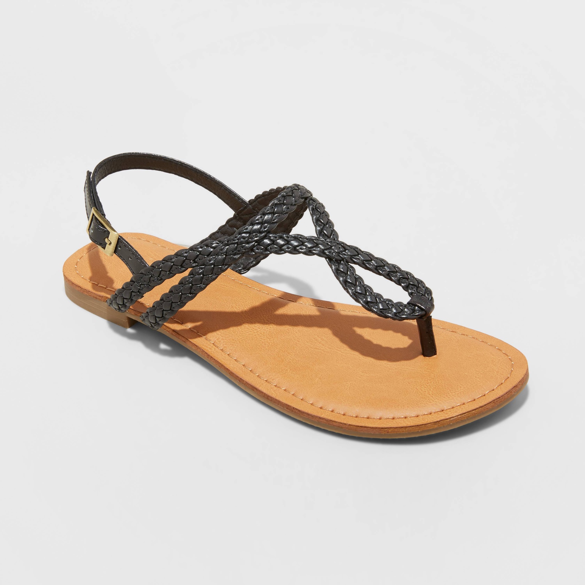 Braided discount thong sandals