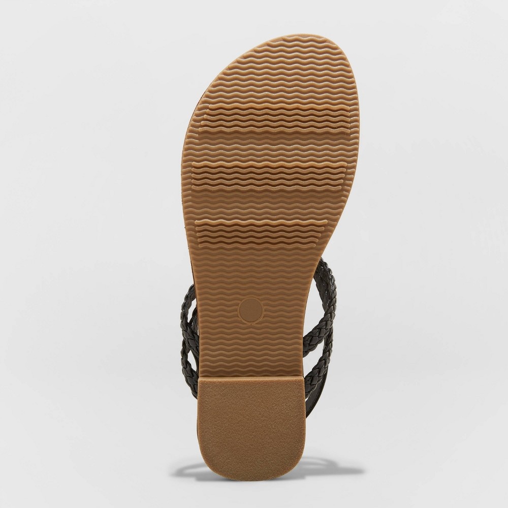 Women's Anabel Braided Thong Ankle Strap Sandals Universal