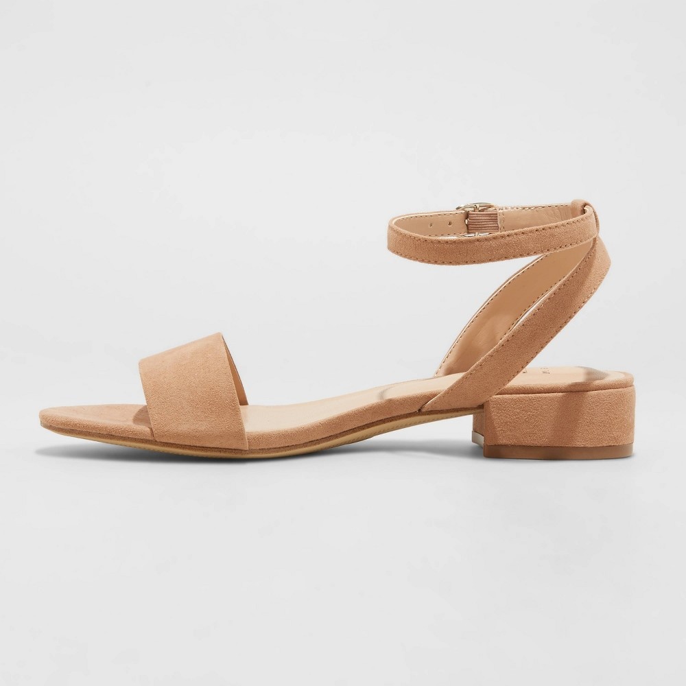 slide 2 of 4, Women's Winona Ankle Strap Sandals - A New Day Taupe 6, 1 ct