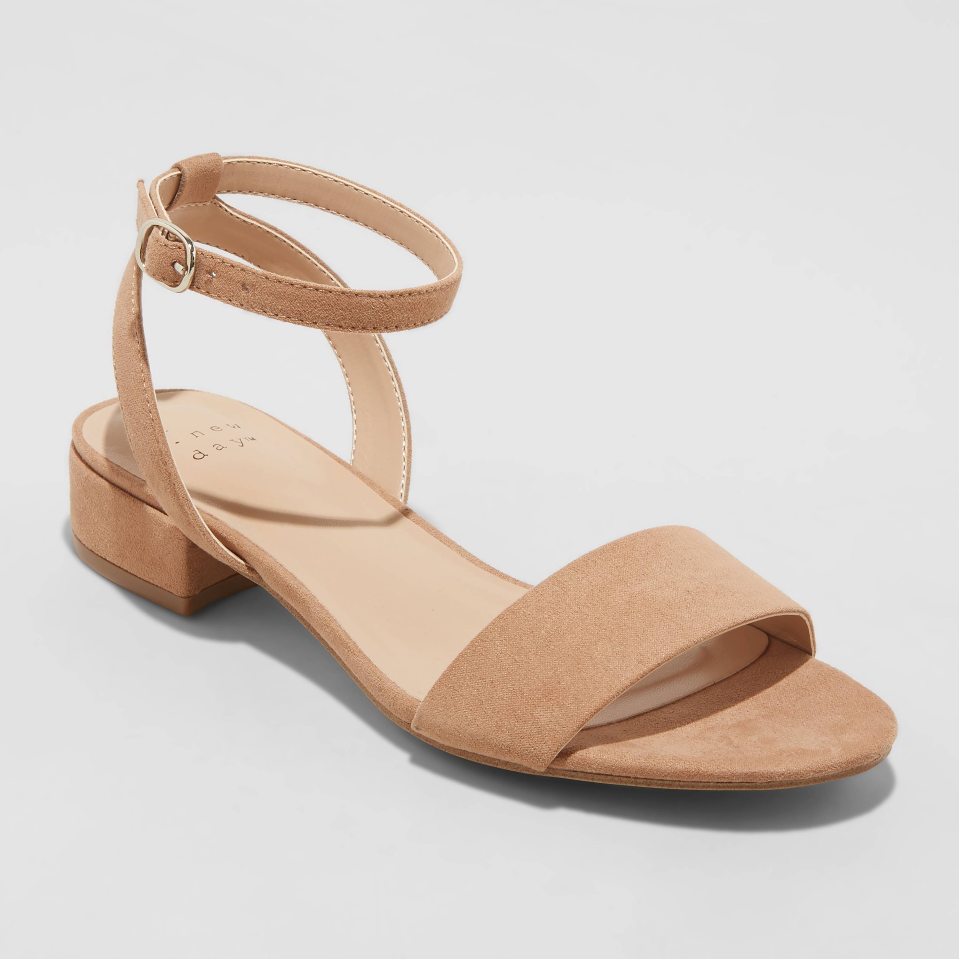 slide 1 of 4, Women's Winona Ankle Strap Sandals - A New Day Taupe 6, 1 ct